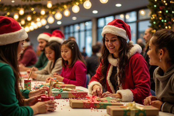 faire du bénévolat pour Noël